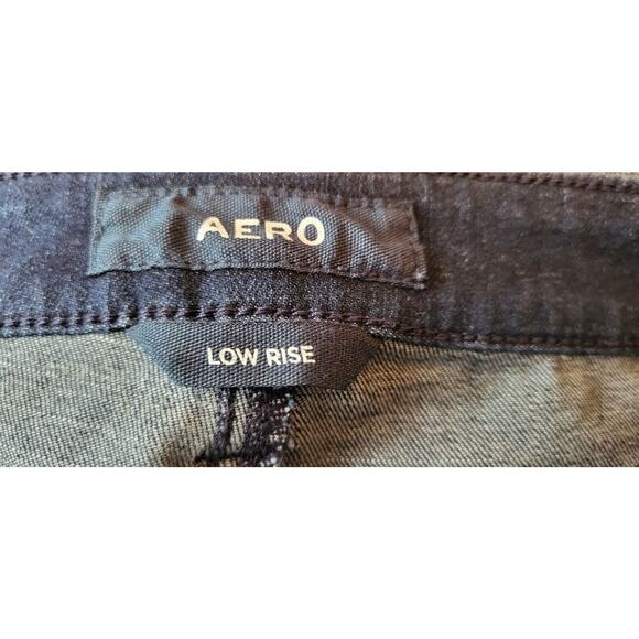 Aero Low Rise Boot Jeans Womens Size 0R - Picture 9 of 13